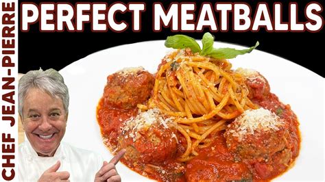 The BEST Spaghetti and Meatballs Recipe | Chef Jean-Pierre - YouTube