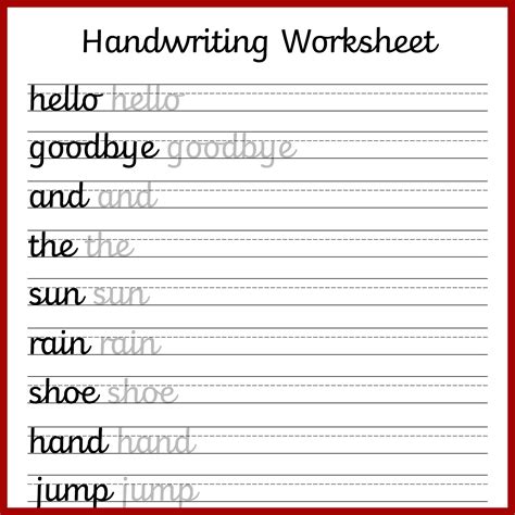 Free Cursive Handwriting Worksheets For Adults - Cleo Dalton's ...