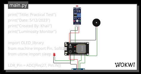 Practical Test - Wokwi ESP32, STM32, Arduino Simulator