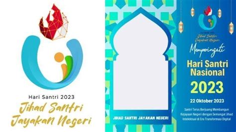 Gambar Hari Santri Nasional 2023 Desain Menarik, Pas Diposting di IG, FB, X Tanggal 22 Oktober ...