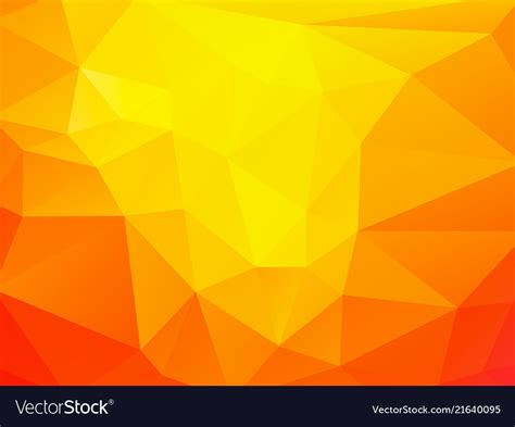 Geometric orange background Royalty Free Vector Image