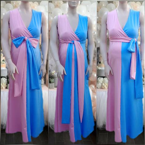 Pink and Blue Dress for gender reveal | Dresses Images 2022