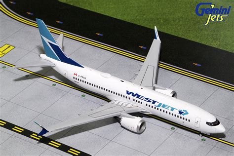 ScaleModelStore.com :: GeminiJets 1:200 - G2WJA688 - Westjet Boeing 737 MAX 8