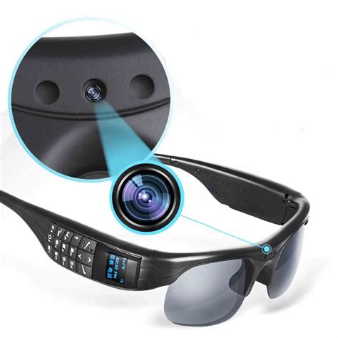 Smart Glasses Camera Bluetooth with Headset Music Calling Polarized ...