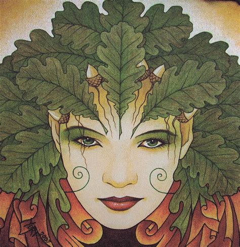 Green Woman Painting by Yuri Leitch - Fine Art America