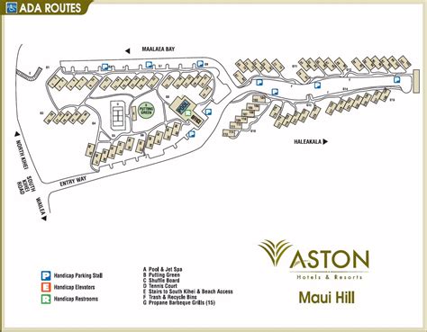 Map Layout Aston Maui Hill