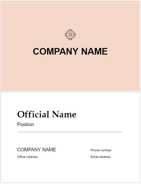 Business Card Template for Google Docs (7 Free Downloads)