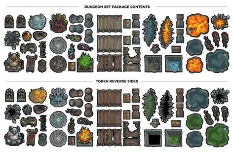 New Tokens for RPGs | Dungeons and dragons homebrew, Token, Dungeon maps