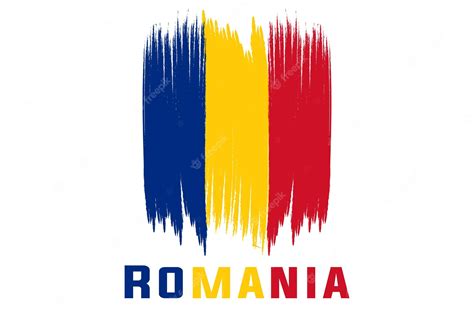 Premium Vector | Romania flag design