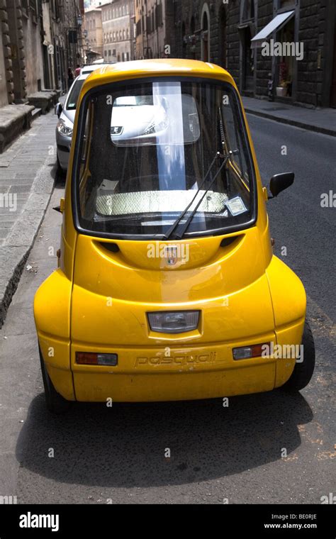 Incredible and funny electric car in streets of Firenze, Tuscany Stock Photo: 25834102 - Alamy