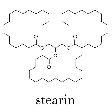 Stearin (tristearin, glyceryl tristearate)