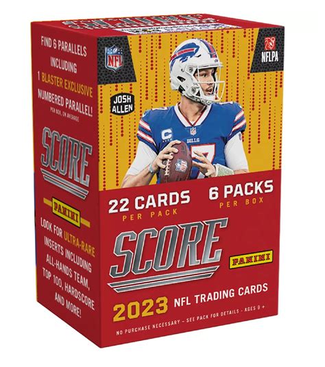 2023 Panini Score NFL Football Trading Cards Blaster Box - Walmart.com