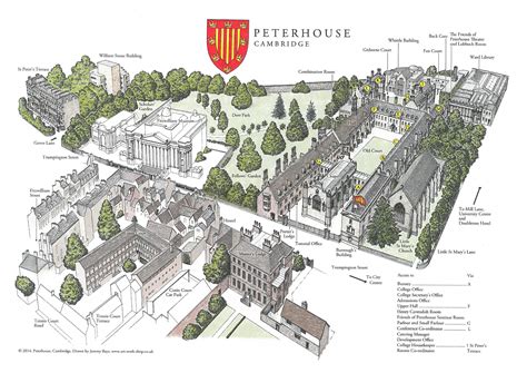 Map of the College | Peterhouse