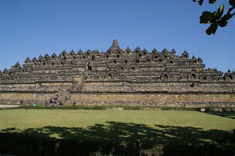 The Borobudur temple complex in Indonesia