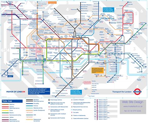 Jubilee Line Tube Map