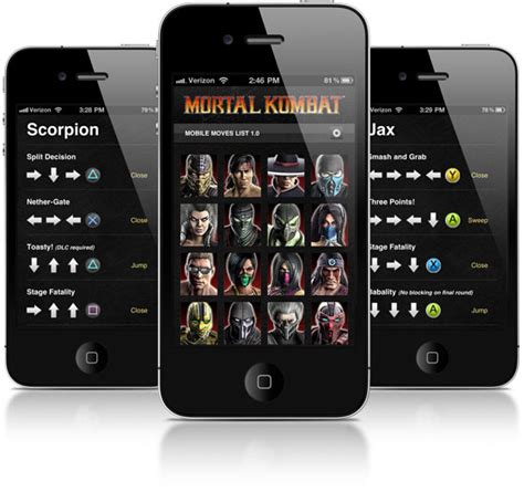 Mortal Kombat 9 Mobile Moves List – Preston Stahley