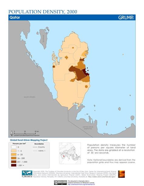 Qatar population density (2000) in 2022 | Urban mapping, Earth science ...