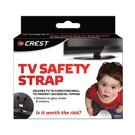 Crest TV To Wall Safety Strap | Bunnings Warehouse