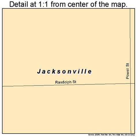 Jacksonville Missouri Street Map 2936224