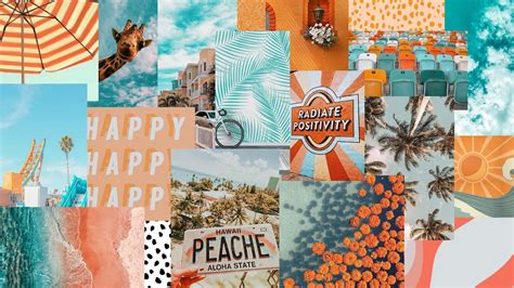 Aesthetic Collage Wallpaper Laptop Beach at Shirley Harper blog