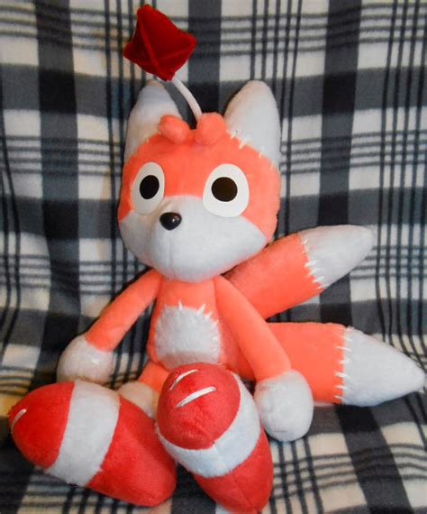 Tails Doll plushie (Sonic X / R / Adventure) 40 cm high MINKY VERSION | Tails doll, Handmade ...