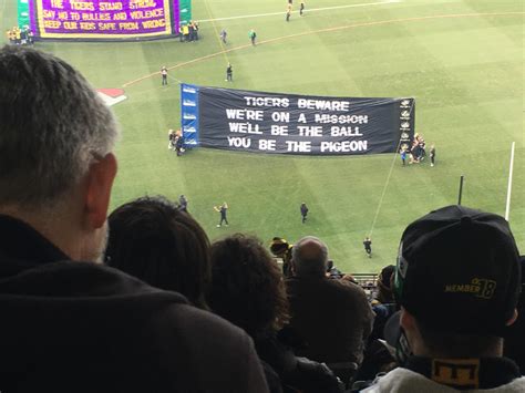 Collingwood’s banner today : r/AFL