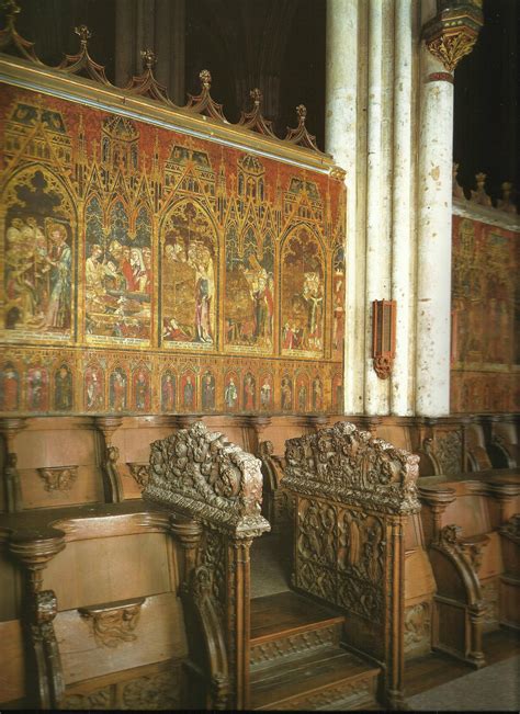 Choir stall and gothic decor at Cologne Cathedral in Germany Altar Cloth, Tabernacle, Gothic ...