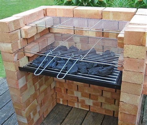 BRICK BBQ DIY KIT + WARMING GRILL | Brick bbq, Backyard grill ideas ...