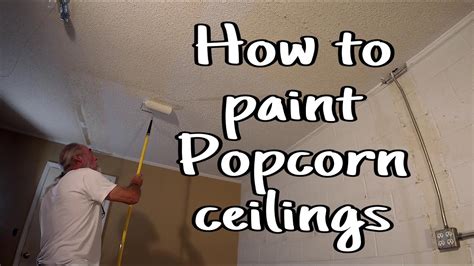 How To Roll Paint A Popcorn Ceiling | Shelly Lighting