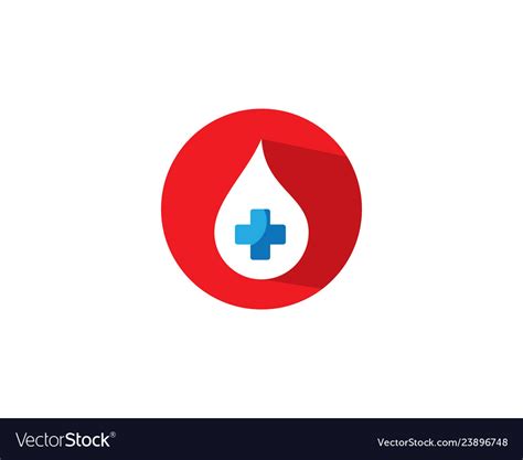 Blood logo template Royalty Free Vector Image - VectorStock