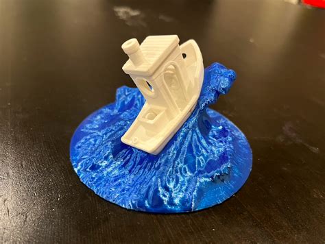 Benchy at Sea | Wave Display by nexnox by LlamaBot | Download free STL ...