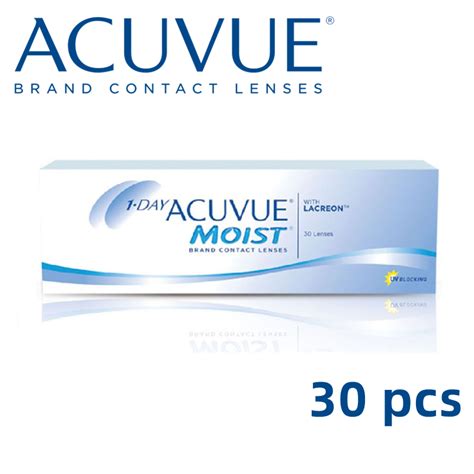 1 Day Acuvue Moist Daily Disposable Contact Lenses (30 pcs) - My Lens