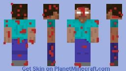 Scary herobrine! Minecraft Skin