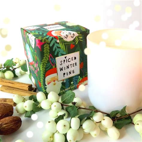 CANDLES » SPICED WINTER PINE SCENTED CANDLE - Sooshichacha