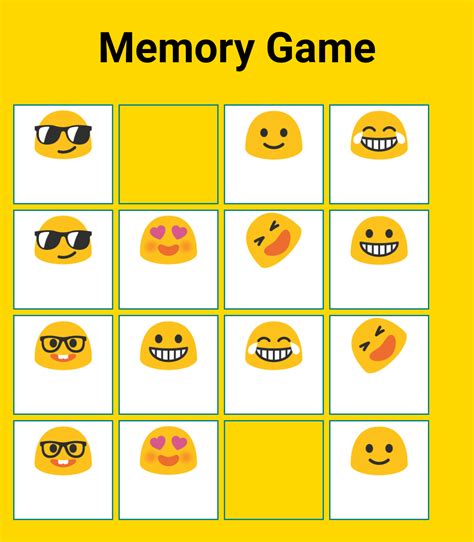 Memory Game Template