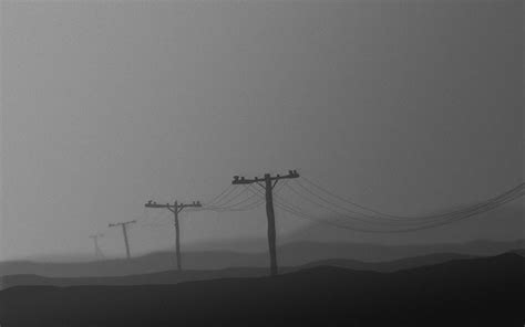 mist, minimalism, dark, monochrome, sky | 2560x1600 Wallpaper - wallhaven.cc | Grayscale ...