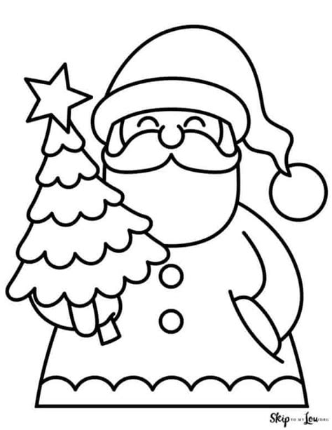 Coloring Pages Of Santa