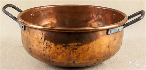 Large copper cooking pot, 19th c. | Copper tub, Copper, Vintage copper