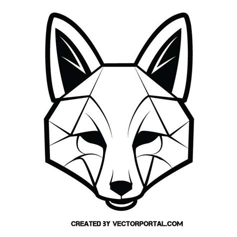 FOX MASCOT Royalty Free Stock SVG Vector
