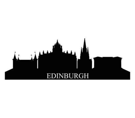 Edinburgh skyline silhouette Stock Vectors, Royalty Free Edinburgh ...