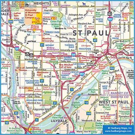 Minneapolis St. Paul Map - TravelsFinders.Com