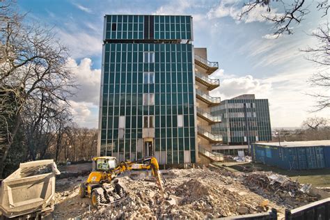 The Ménesi road campus of Corvinus University is being demolished