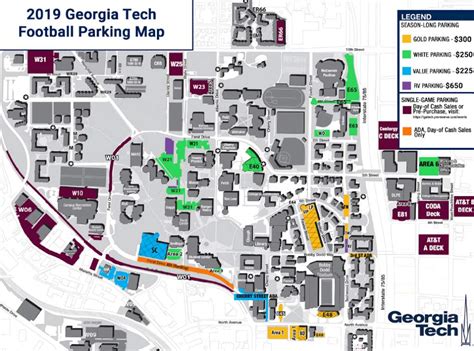 Georgia Tech Parking Map - Downtown Albany New York Map