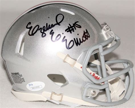 Ezekiel Elliott Signed Ohio State Mini-Helmet (JSA COA)