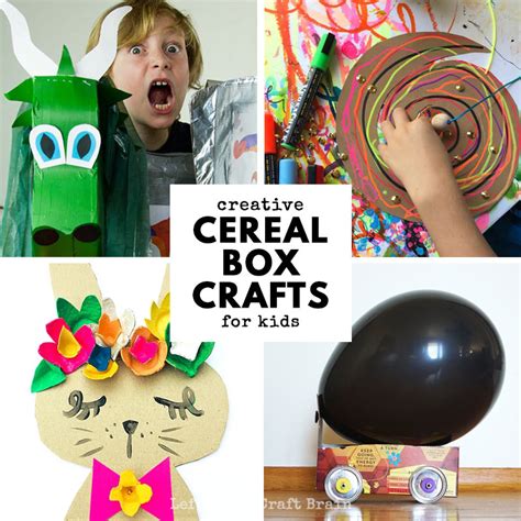 30+ Super Creative Cereal Box Crafts and Projects for Kids - Left Brain Craft Brain