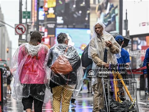 Rainy day in New York - Anadolu Ajansı