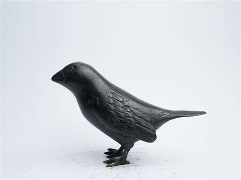 Bronze Bird Statue, Sculpture, Animal, Ornament, Home Decor, Handmade ...