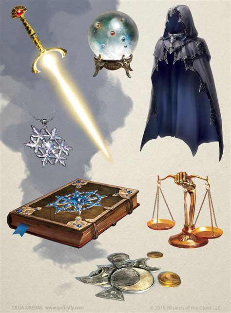 Magic Items by OlgaDrebas on DeviantArt