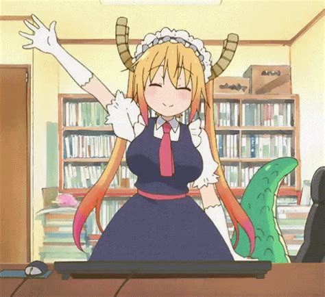 Tohru Bye GIF - Tohru Bye Anime - Discover & Share GIFs