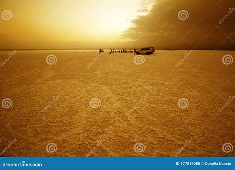 The Mythical Salt Flats at Dallol in the Danakil Depression Stock Image ...